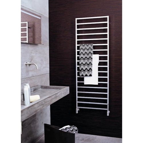 Hydronic Towel Warmer, Scirocco Winter 14x50, Rectangular Heated Towel Bar Scirocco Winter 14x50